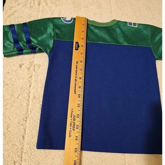 Vintage Seattle Seahawks Football 3T, kids jersey. Single stitch. USA Made. Rare